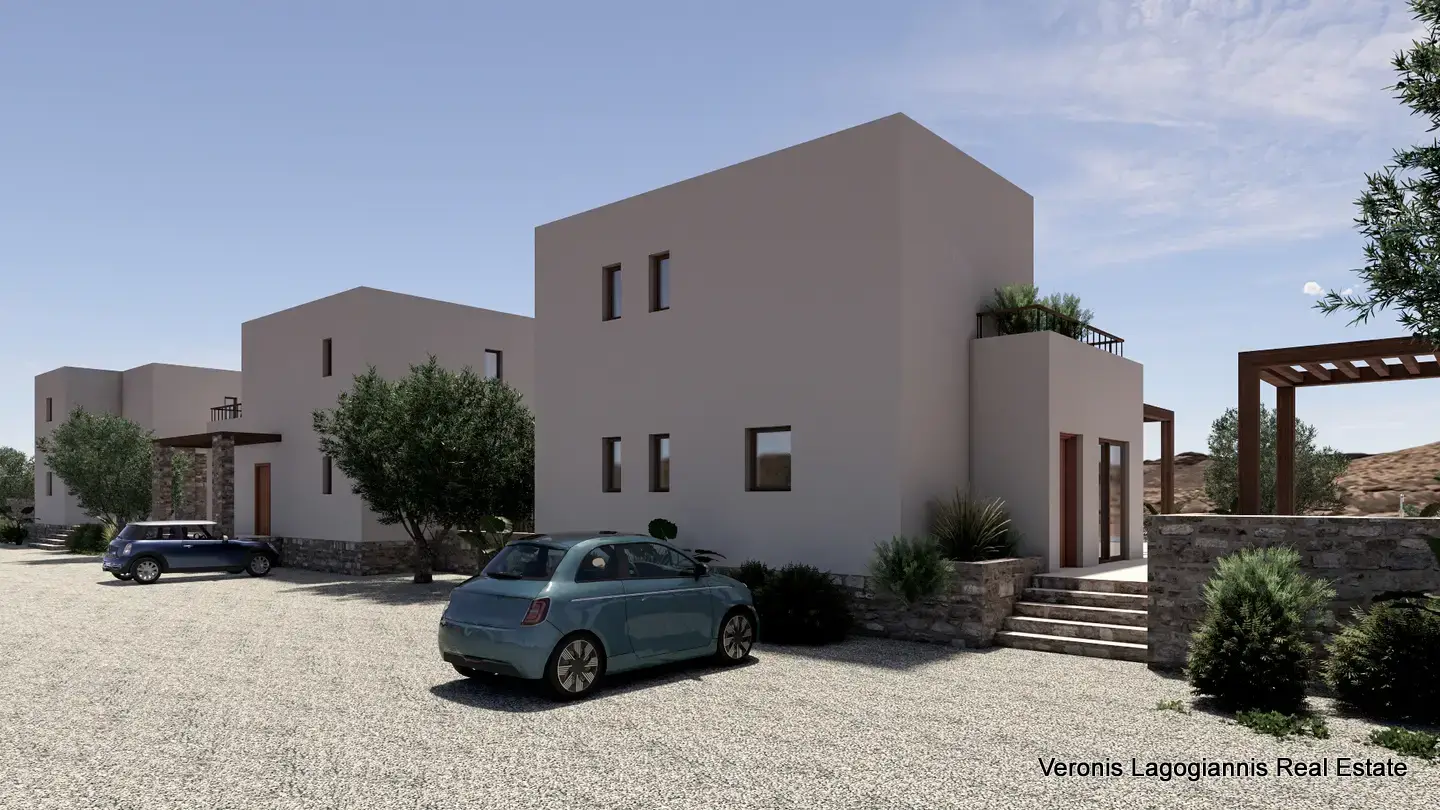 Render Κατοικιών στην Νάξο (4 of 6) Chora Naxos / 3 houses with swimming pools
