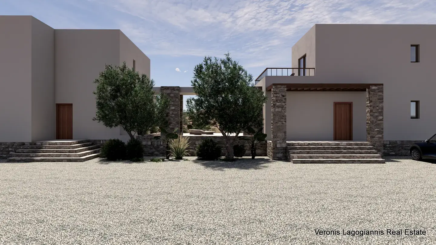 Render Κατοικιών στην Νάξο (5 of 6) Chora Naxos / 3 houses with swimming pools