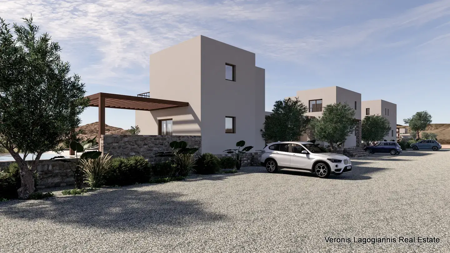 Render Κατοικιών στην Νάξο (6 of 6) Chora Naxos / 3 houses with swimming pools